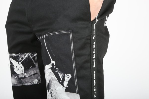 Takahiromiyashita The Soloist. Dickies Patched Work Pant - Black