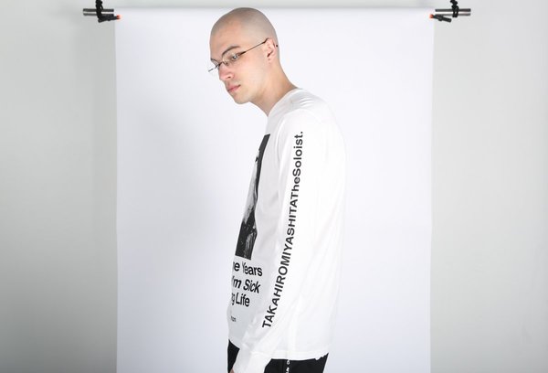 Takahiromiyashita The Soloist. Kurt Cobain Long Sleeve Tee - White