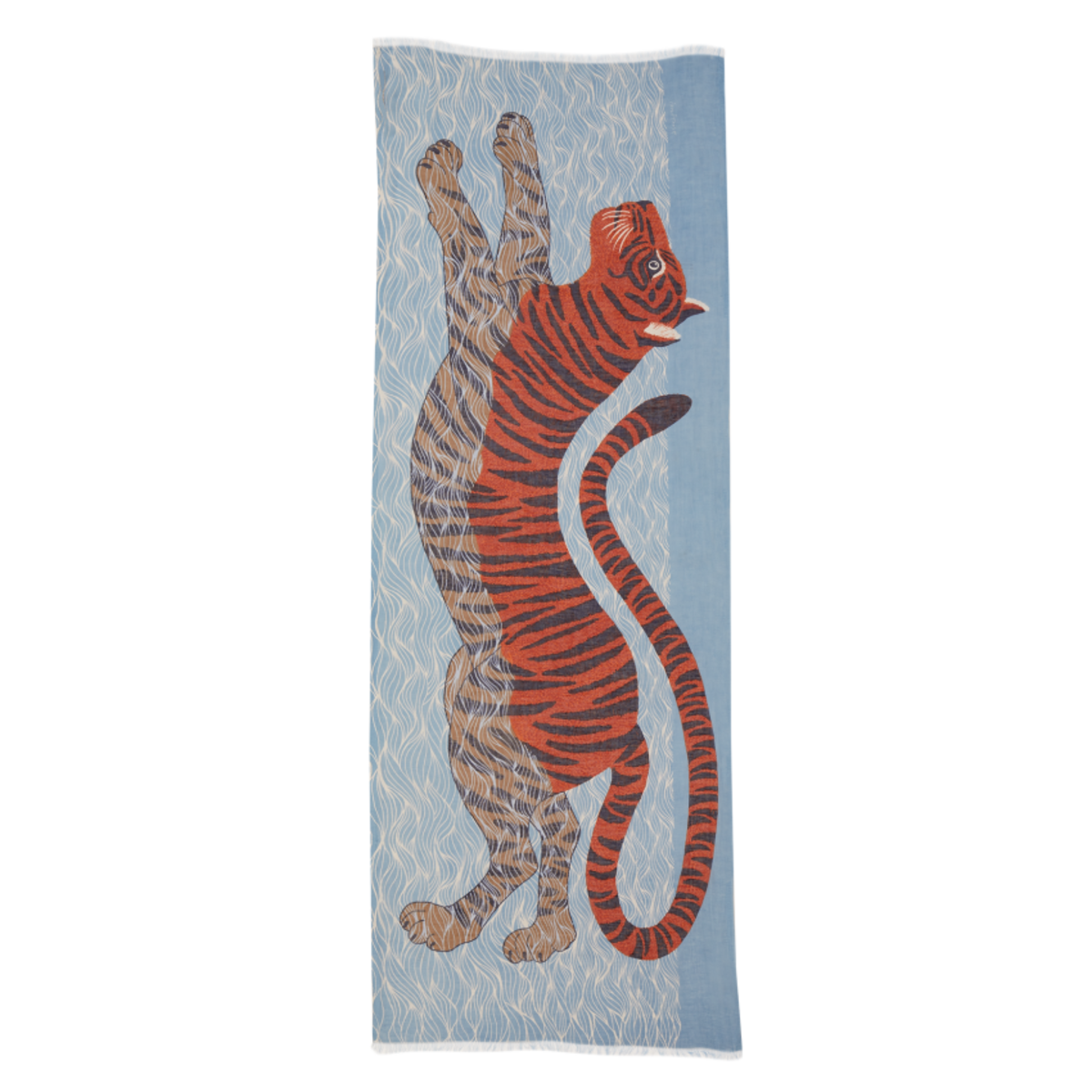 Inouitoosh Moise Scarf - Turquoise/Orange - Image 2 of 3