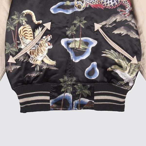 RRL Reversible Tour Jacket - Black/Cream | Garmentory