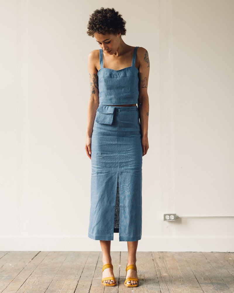 Paloma Wool Aquila Skirt - Medium Blue | Garmentory