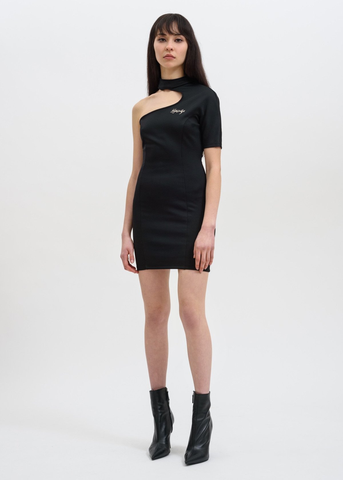 ワンピース HYEIN SEO / Black sheer mini dress D1K-F_c_24f570df-eed3-4df4-
