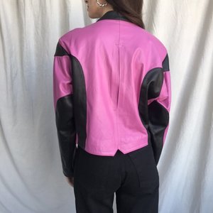 稀少 PINK DRAGON 80s TR素材 ウエスタンジャケット ブラック Rock a Beat PINK DRAGON ピンクドラゴン スカジャン 80s FDC ジップ