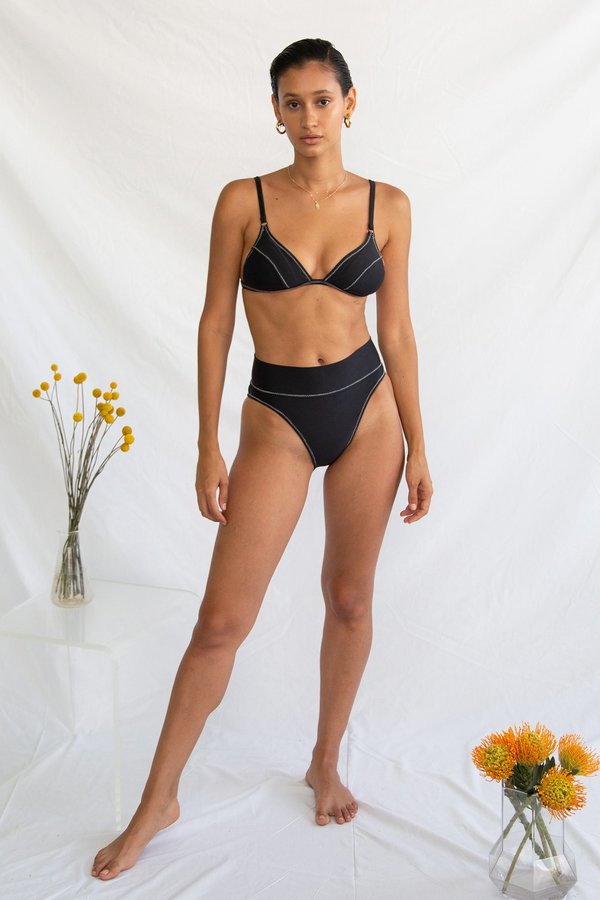 Galamaar High Kick Brief - Noir Zig Galamaar High Kick Brief - Noir Zig