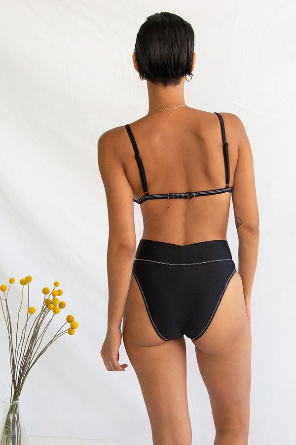 Galamaar High Kick Brief - Noir Zig Galamaar High Kick Brief - Noir Zig