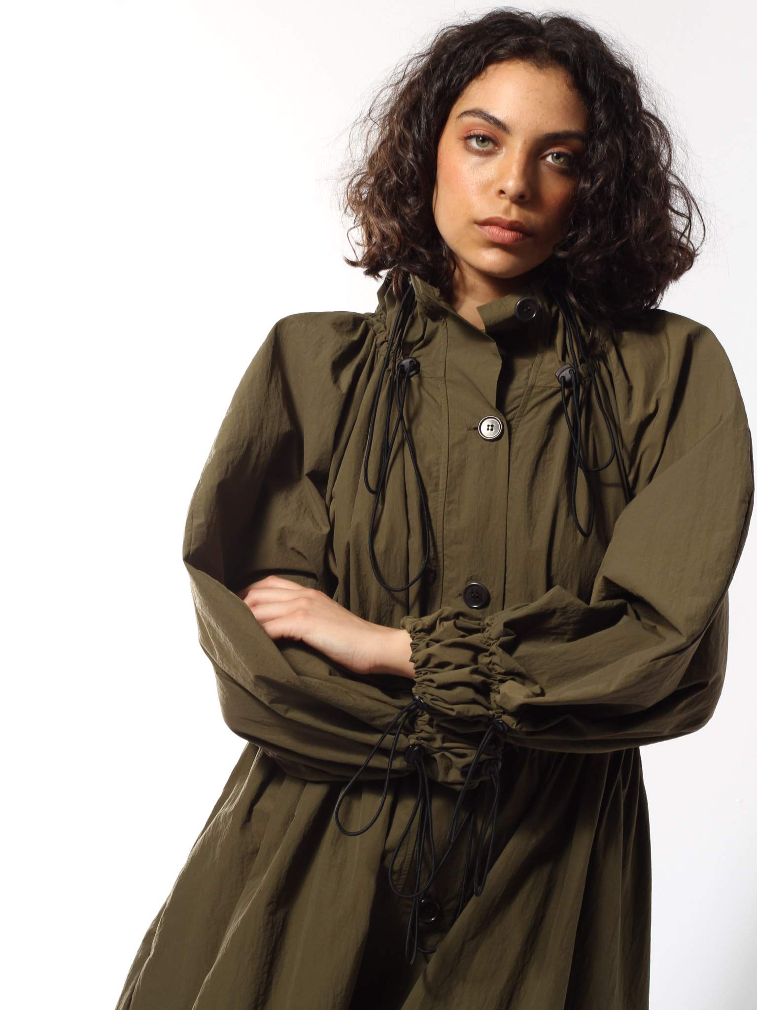 Henrik Vibskov Exhale Parka - Military Green | Garmentory