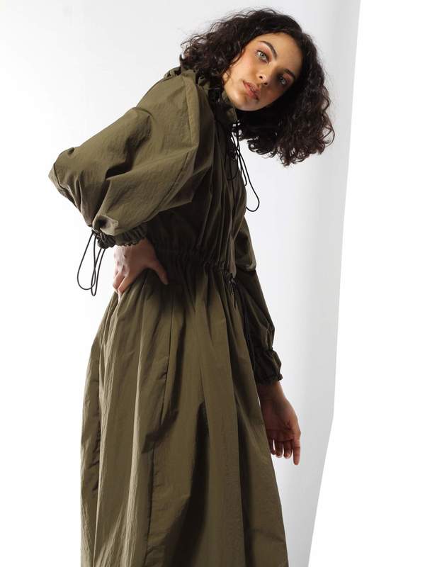 Henrik Vibskov Exhale Parka - Military Green | Garmentory