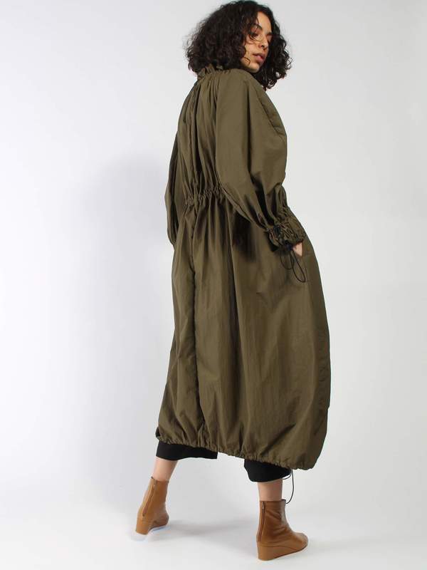 Henrik Vibskov Exhale Parka - Military Green | Garmentory