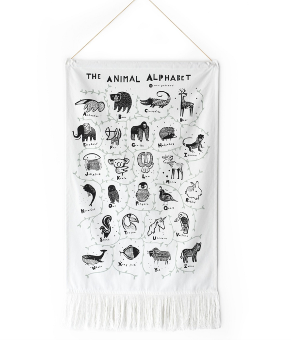 KIDS Wee Gallery Animal Alphabet Wall Hanging KIDS Wee Gallery Animal Alphabet Wall Hanging