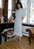 Suzanne Rae Long Dress W/ Collar - Thumbnail 1