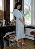 Suzanne Rae Long Dress W/ Collar - Thumbnail 2