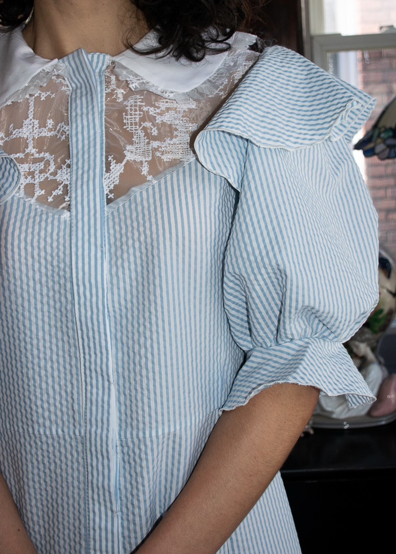 Suzanne Rae Long Dress W/ Collar