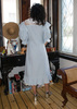 Suzanne Rae Long Dress W/ Collar - Thumbnail 5