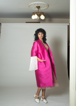 Suzanne Rae Long Coat With Fringe Suzanne Rae Long Coat With Fringe