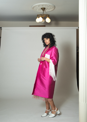 Suzanne Rae Long Coat With Fringe Suzanne Rae Long Coat With Fringe