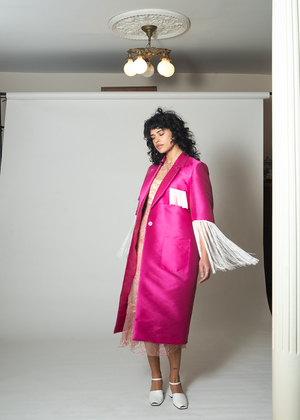 Suzanne Rae Long Coat With Fringe Suzanne Rae Long Coat With Fringe