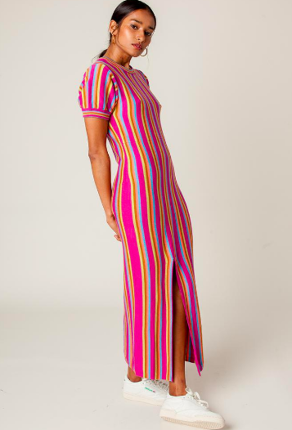 Rachel Antonoff Budde Maxi Dress - Purple Multi Rachel Antonoff Budde Maxi Dress - Purple Multi