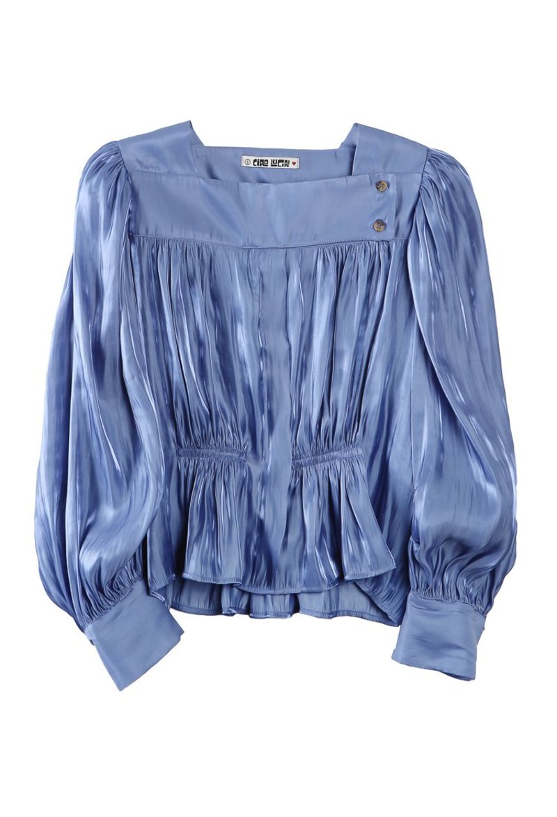 Ciao Lucia Allegra Top - Sea Metallic | Garmentory