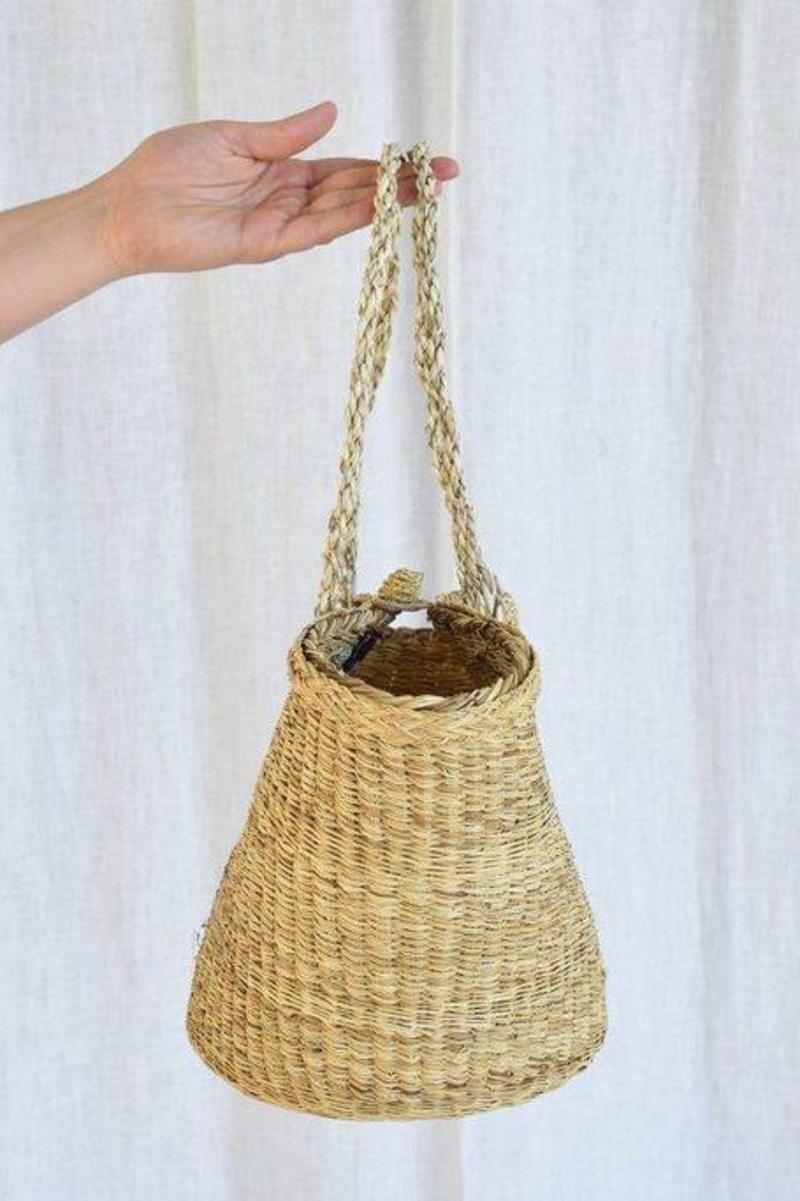Maria La Rosa Big Pesca Basket - Straw