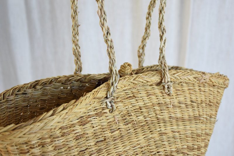 Maria La Rosa Big Pesca Basket - Straw