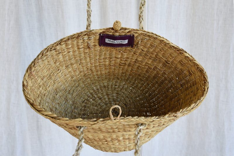 Maria La Rosa Big Pesca Basket - Straw