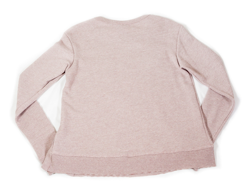 WILT BLUSH STRIPE SWEATSHIRT WILT BLUSH STRIPE SWEATSHIRT