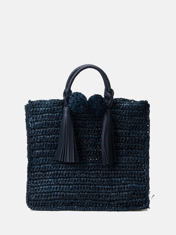 loeffler randall straw travel tote