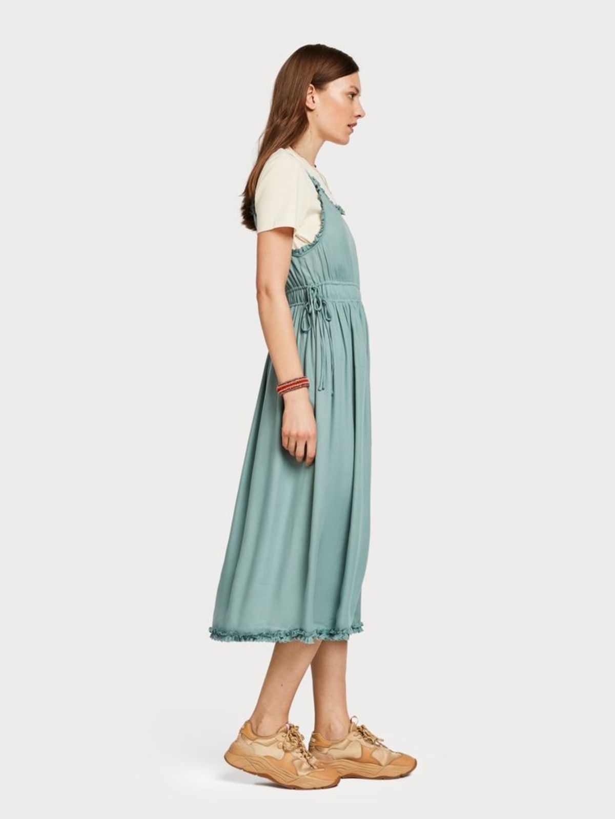 maison scotch green dress Green Jacquard Corset Slip Maxi Dress & Reviews - Green - Dresses