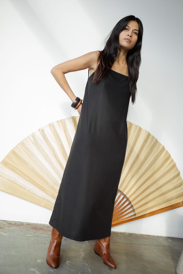 chinese dress ladies Drawstring Wrap Kimono Simplicity Long Dress – Gaia Conceptions main image 1