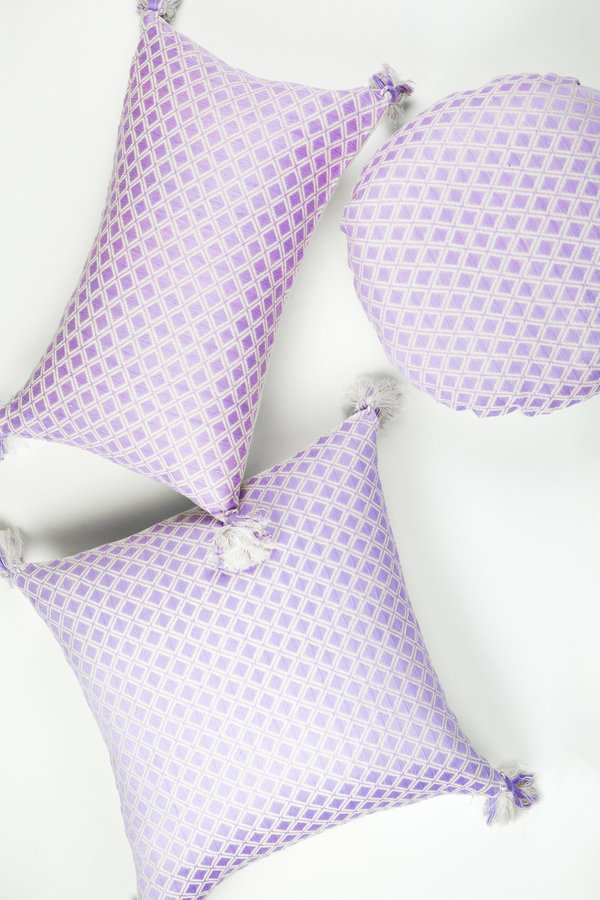 Archive New York Comalapa Circle Pillow - Lilac Archive New York Comalapa Circle Pillow - Lilac