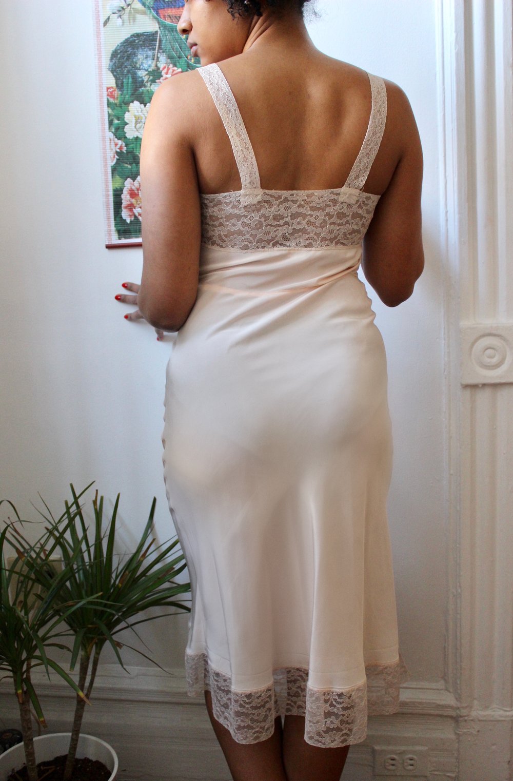 Vintage Lace Slip Blush Garmentory