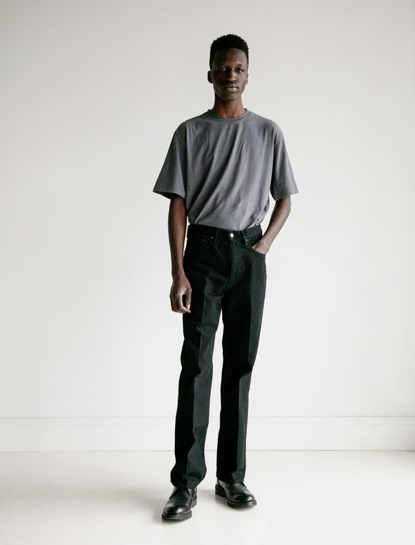 Auralee Hard Twist 5P Denim - Black | Garmentory