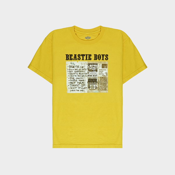 BEASTIE BOYS × FACT ロゴ Tシャツ Fact Brand Beastie Boys Dog Short Sleeve Tee - Yellow | Garmentory