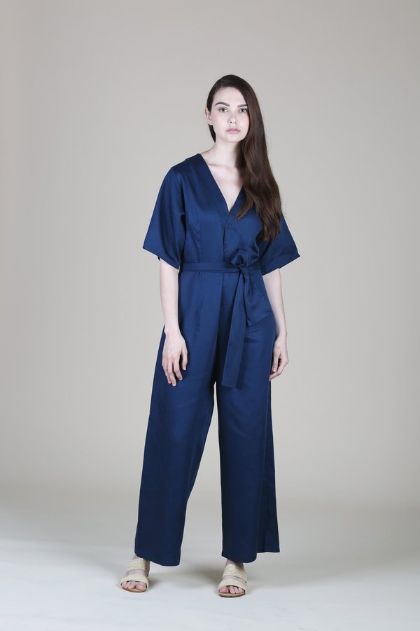 Rhumaa Amsterdam Jumpsuit - Deep Moonlit Ocean Rhumaa Amsterdam Jumpsuit - Deep Moonlit Ocean