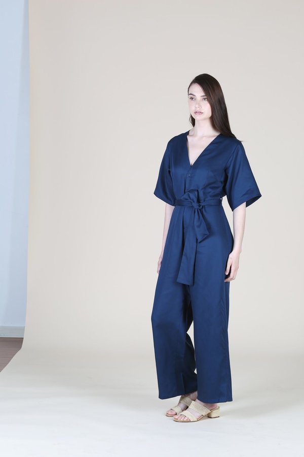Rhumaa Amsterdam Jumpsuit - Deep Moonlit Ocean Rhumaa Amsterdam Jumpsuit - Deep Moonlit Ocean