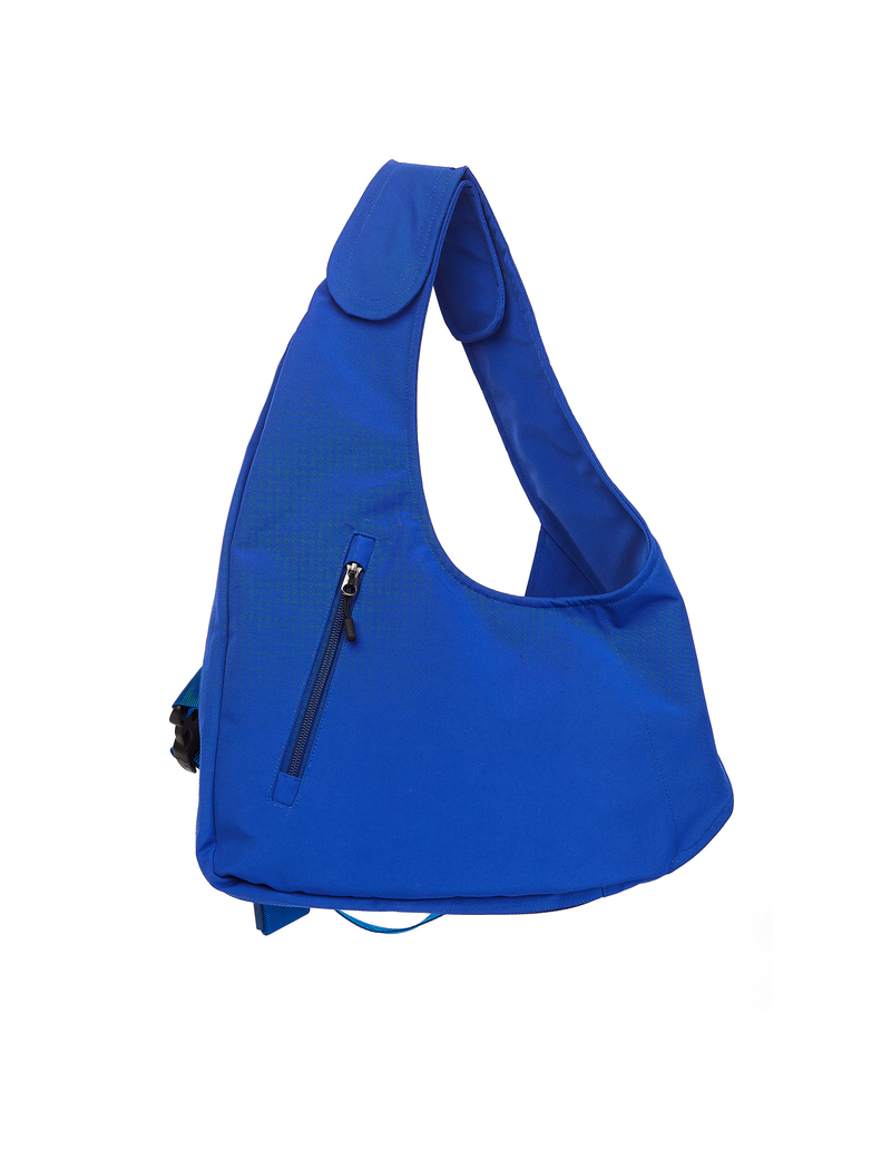 JUNYA WATANABE ブルー　エナメル　三角　バッグ JUNYA WATANABE ブルー エナメル 三角 バッグ