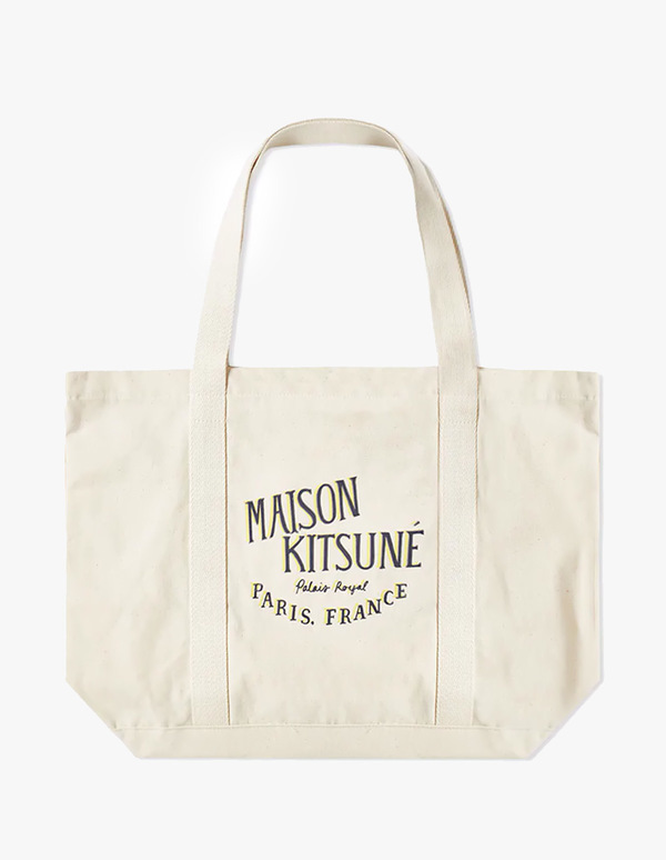 Maison Kitsun Shopping Bag Palais Royal - Navy/Ecru