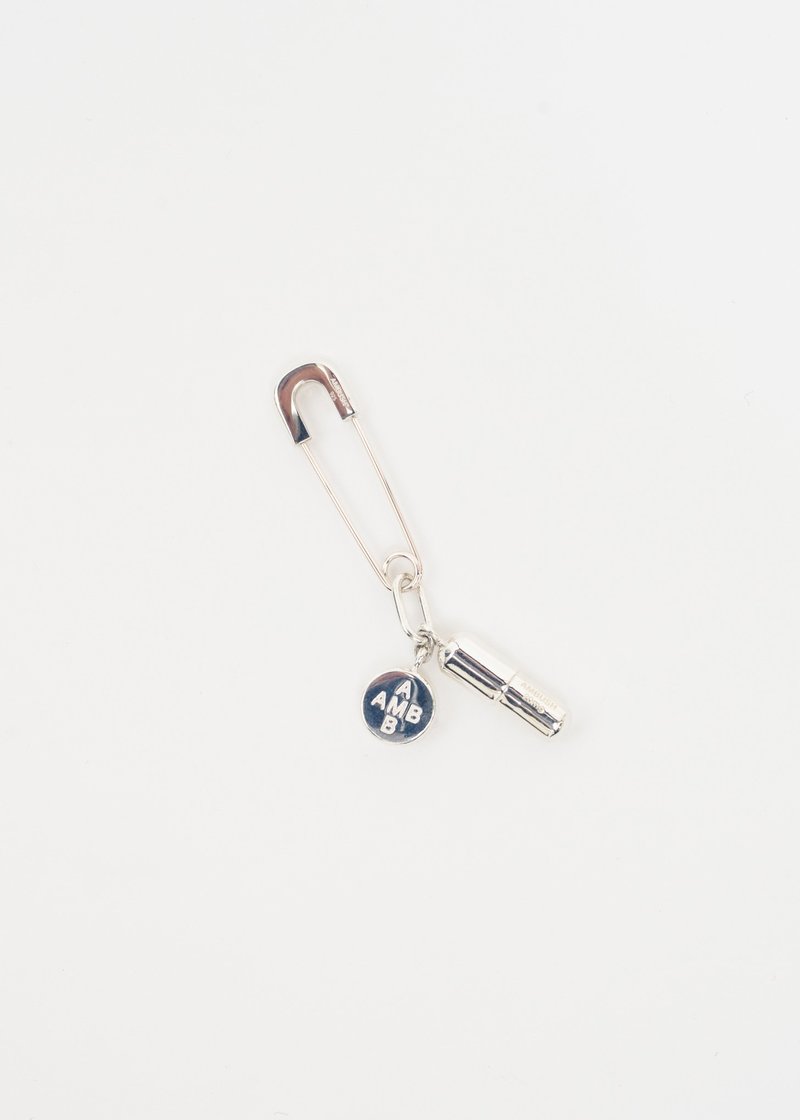 Ambush Pill Charm Earring - Silver | Garmentory