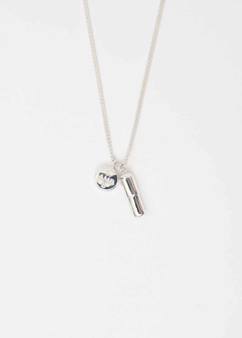 Ambush Pill Charm Necklace - Silver | Garmentory