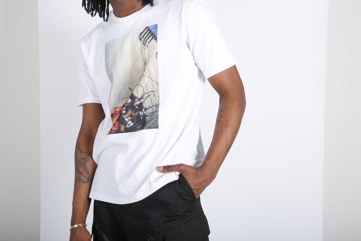 Undercover Larms Pixel Tee - White | Garmentory
