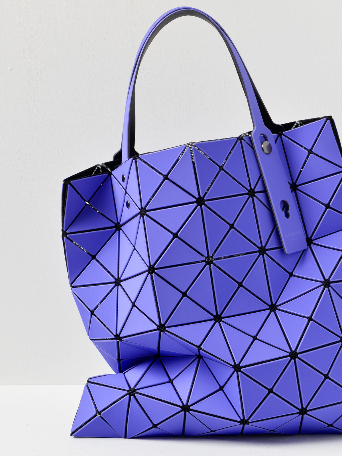 BAO BAO ISSEY MIYAKE LUCENT FROST BAG - Blue | Garmentory
