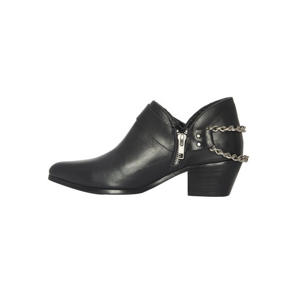 CARTEL Lupe Bootie - black + chain CARTEL Lupe Bootie - black + chain