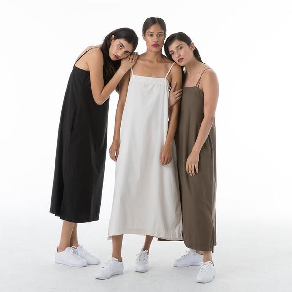 ali golden square dress Ali Golden Fitted Tank Dress main image 0