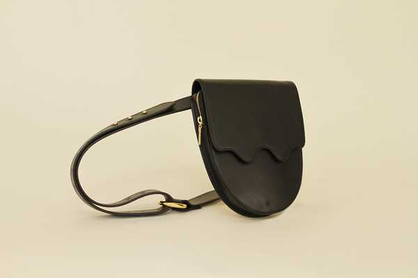 ASHYA PALMETTO BELT BAG - ONYX ASHYA PALMETTO BELT BAG - ONYX