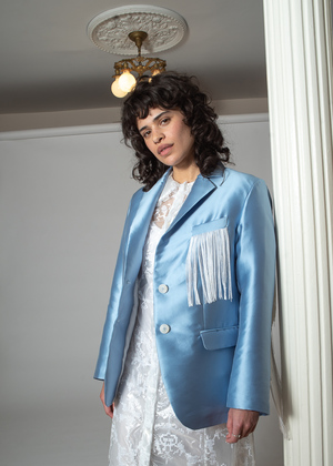Suzanne Rae Blazer With Fringes Suzanne Rae Blazer With Fringes