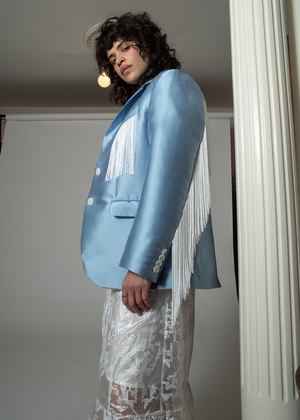 Suzanne Rae Blazer With Fringes Suzanne Rae Blazer With Fringes