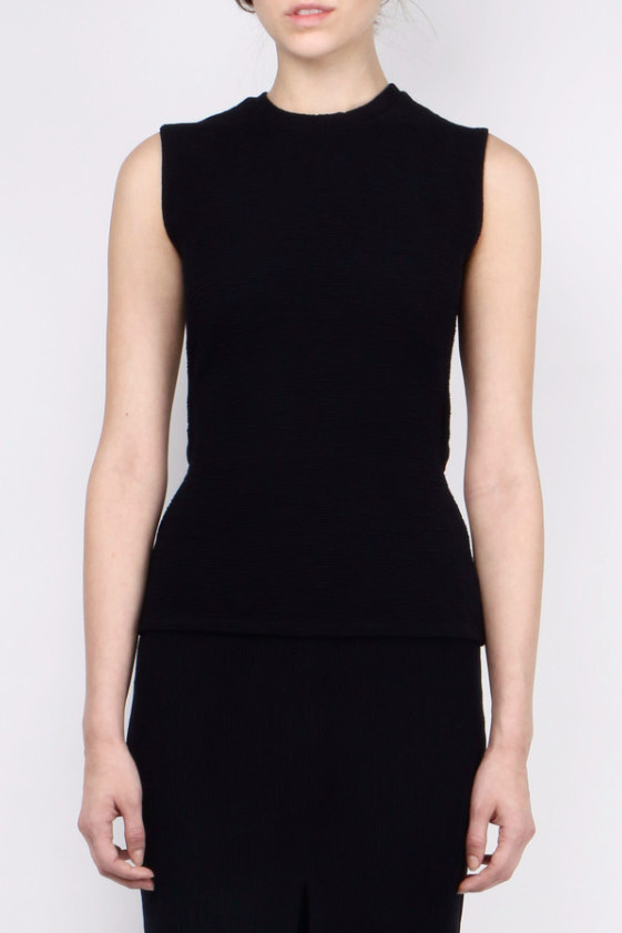 Area Oceanie Sleeveless Cut-Out Top Area Oceanie Sleeveless Cut-Out Top