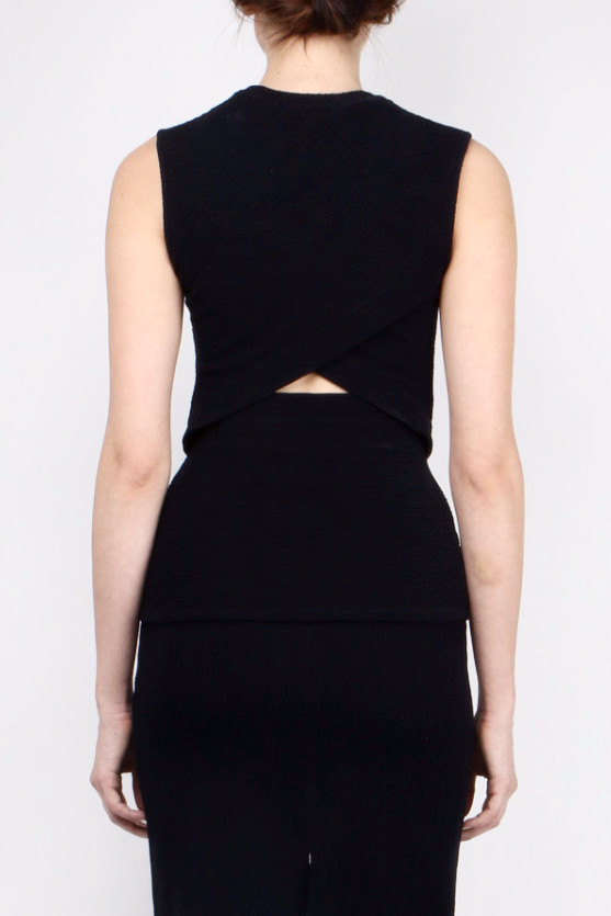 Area Oceanie Sleeveless Cut-Out Top Area Oceanie Sleeveless Cut-Out Top