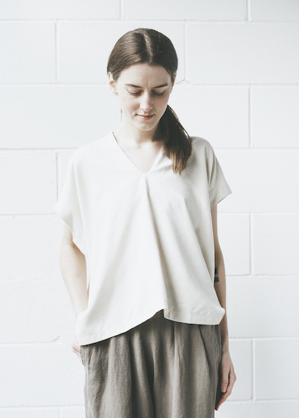 Atelier Delphine Celeste Top in Grain Atelier Delphine Celeste Top in Grain