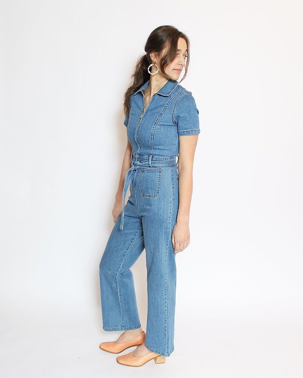 Rachel Antonoff Sal Jumpsuit - Blue Jean Rachel Antonoff Sal Jumpsuit - Blue Jean